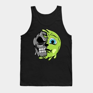 Nauseated Zombie Emoji Tank Top